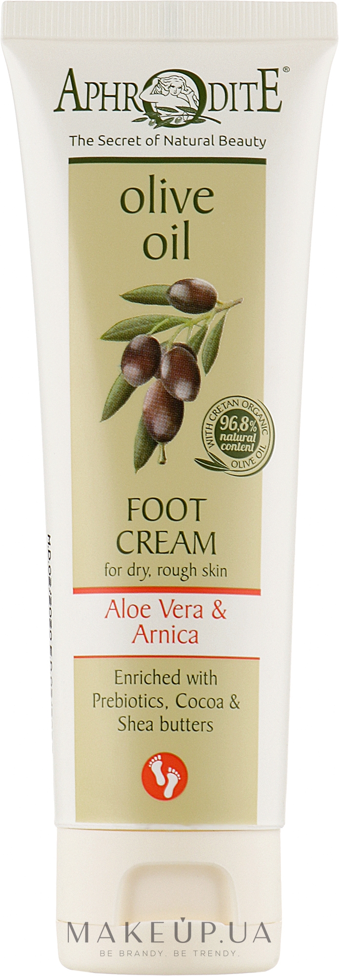 Крем для ног с экстрактом алоэ вера и арники - Aphrodite Aloe Vera Foot Cream — фото 75ml