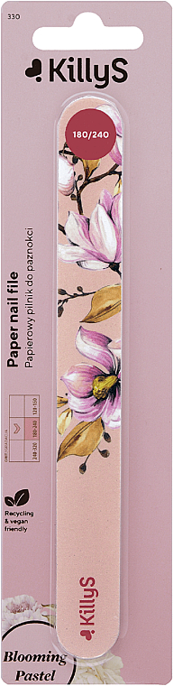 Пилочка для ногтей, бумажная - KillyS Blooming Pastel Paper — фото N1