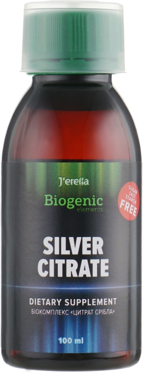 Біокомплекс "Цитрат срібла" - J'erelia Biogenic Elements Silver Citrate — фото N2