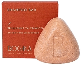 Парфумерія, косметика  Твердий шампунь "Зміцнення та свіжість" - Bogika Shampoo Bar