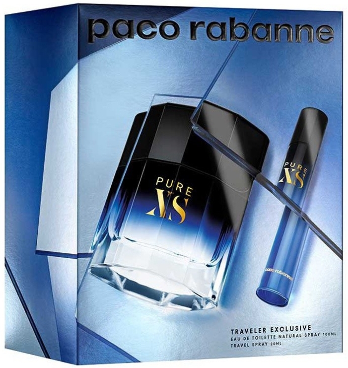 Paco Rabanne Pure XS - Набор (edt/100ml + edt/mini/20ml)