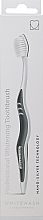 Парфумерія, косметика Зубна щітка з часточками срібла, антибактеріальний ефект, середня, сіра - WhiteWash Laboratories Whitening Toothbrush