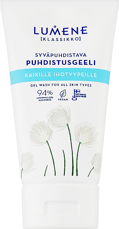 Гель для глубокого очищения для всех типов кожи - Lumene Klassikko Deep Purifying Gel Wash