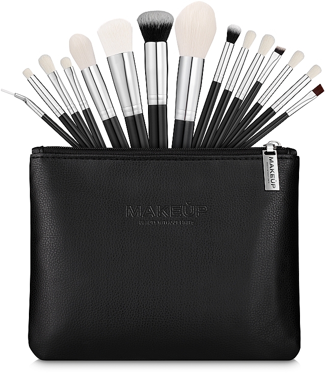 Набор профессиональных кистей для макияжа в косметичке “Beauty Guru” - MAKEUP Professional Brush Set — фото N1