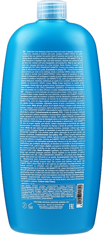 Увлажняющий ко-вошинг кондиционер для вьющихся волос - Alfaparf Semi Di Lino Curls Hydrating Co-Wash Conditioner — фото N4