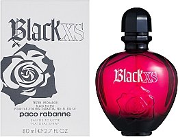 Paco Rabanne Black XS Pour Femme - Туалетная вода (тестер с крышечкой) — фото N2