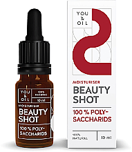 Парфумерія, косметика Сироватка для обличчя - You & Oil Beauty Shot Polysaccharids / Moisturiser Face Serum