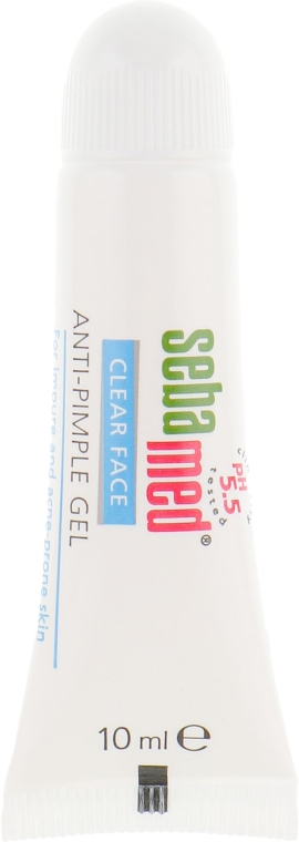 Очищувальний гель для обличчя проти прищів - Sebamed Clear Face anti-Pimple Gel Stick — фото N2