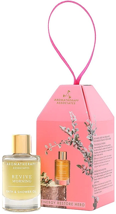 Олія для ванни та душу ранкова в подарунковому пакованні - Aromatherapy Associates Festive 24 Energy Restore Hero — фото N1