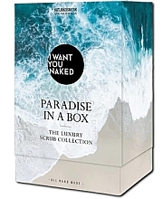 Духи, Парфюмерия, косметика Набор "Paradise In A Box" - I Want You Naked The Luxury Scrub Collection (scrub/4*90g)