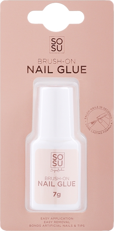 Клей для штучних нігтів - Sosu by SJ Brush-On Nail Glue — фото N1