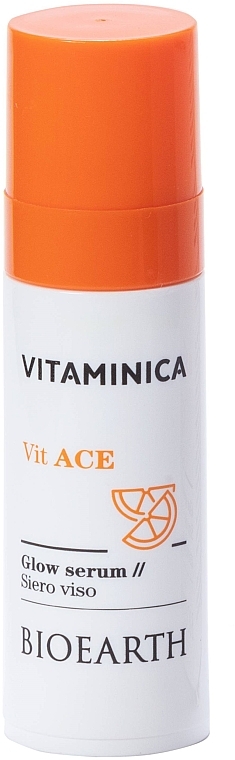 Сироватка для обличчя - Bioearth Vitaminica Vit ACE Glow Serum (пробнік) — фото N1