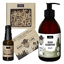 Набор - LaQ Boar Gift Set For Men (sham/300ml + oil/30ml + soap/85g) — фото N2