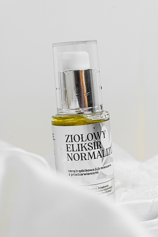 Травяной нормализирующий эликсир для лица, с конопляным маслом - Auna Herbal Normalizing Elixir With CBD Oil — фото N11