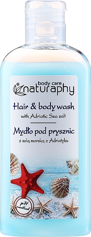 Шампунь-гель для душа с морской солью - Naturaphy Hair&Body Wash — фото N1