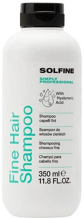 Шампунь для тонкого волосся - Solfine Fine Hair Shampoo — фото N1