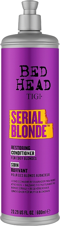 УЦЕНКА Кондиционер восстанавливающий для блондинок - Tigi Bed Head Serial Blonde Conditioner * — фото N1