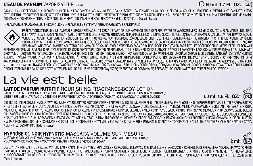 Lancome La Vie Est Belle - Набір (edp/50ml + mascara/2ml + b/lot/50ml) — фото N4