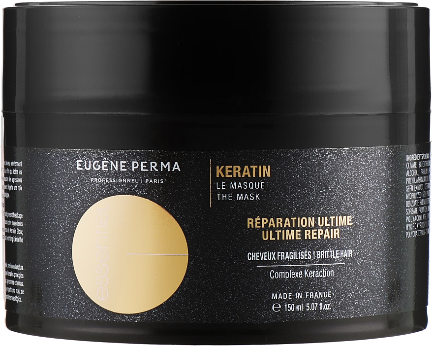 Укрепляющая маска для волос - Eugene Perma Essentiel Keratin Mask Ultimate Repair — фото N3