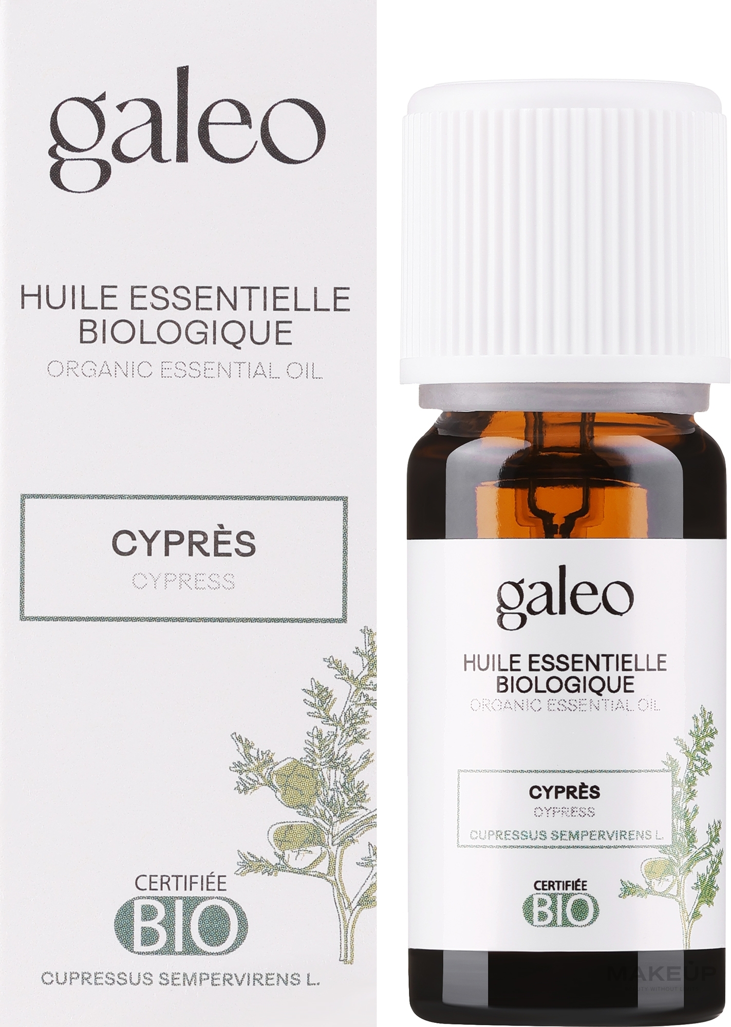 Органічна ефірна олія кипариса - Galeo Organic Essential Oil Cypress — фото 10ml