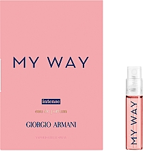 ПОДАРОК! Giorgio Armani My Way Intense - Парфюмированная вода (пробник) — фото N1