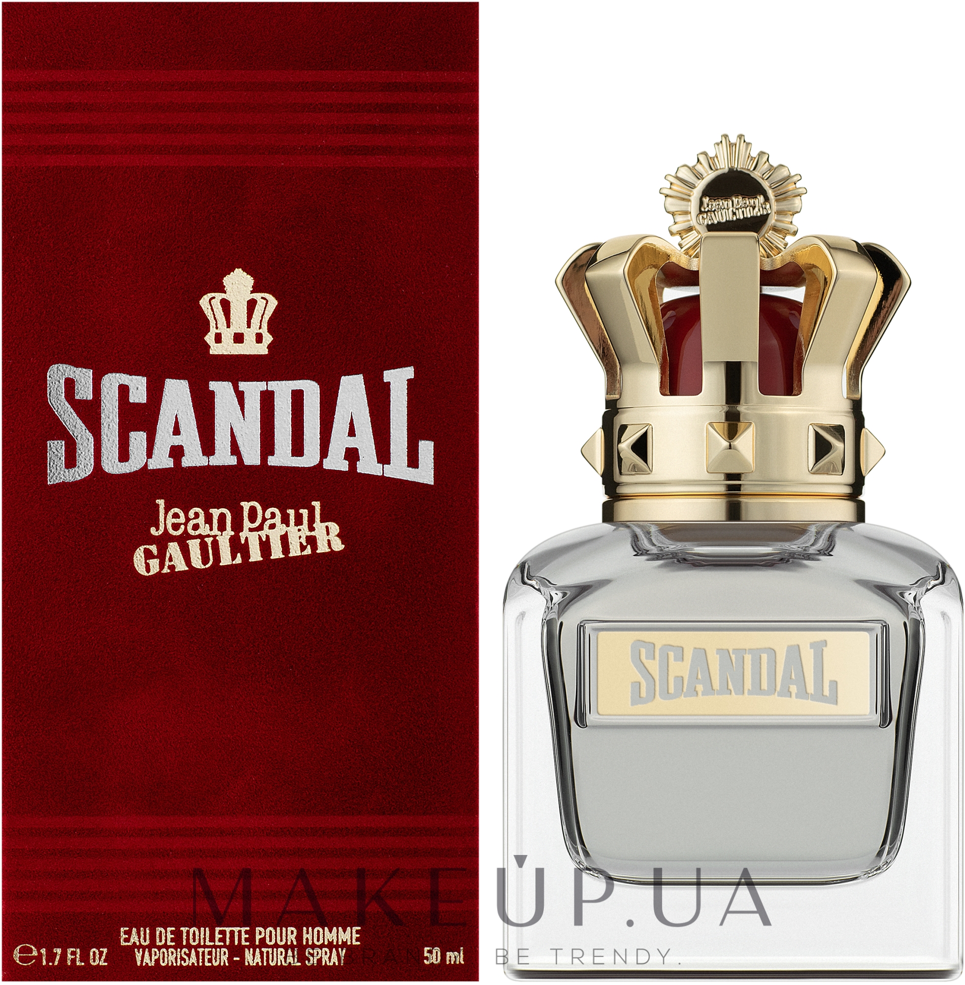 Jean Paul Gaultier Scandal Pour Homme - Туалетна вода — фото 50ml