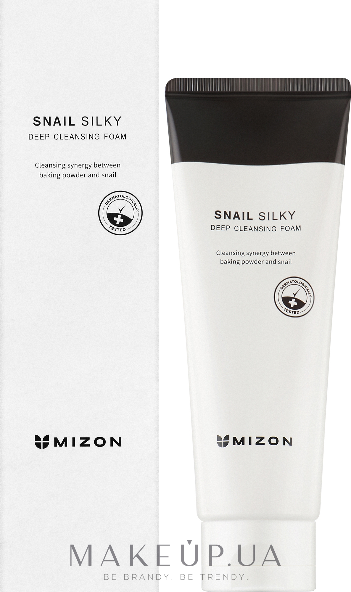 Глубокоочищающая пенка для лица - Mizon Snail Silky Deep Cleansing Foam — фото 150ml
