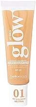 Духи, Парфюмерия, косметика Тональный крем - Bellaoggi My Skin Glow SPF20