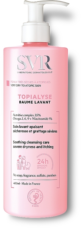 Очищувальний засіб для обличчя і тіла - SVR Topialyse Baume Lavant — фото N3