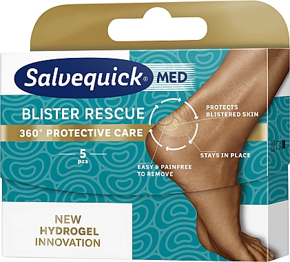 Пластырь для ног - Salvequick Med Blister Rescue — фото N1