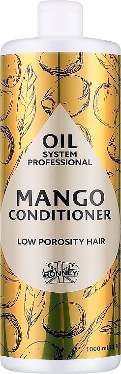 Кондиционер для низкопористых волос с маслом манго - Ronney Professional Oil System Low Porosity Hair Mango Conditioner — фото N1