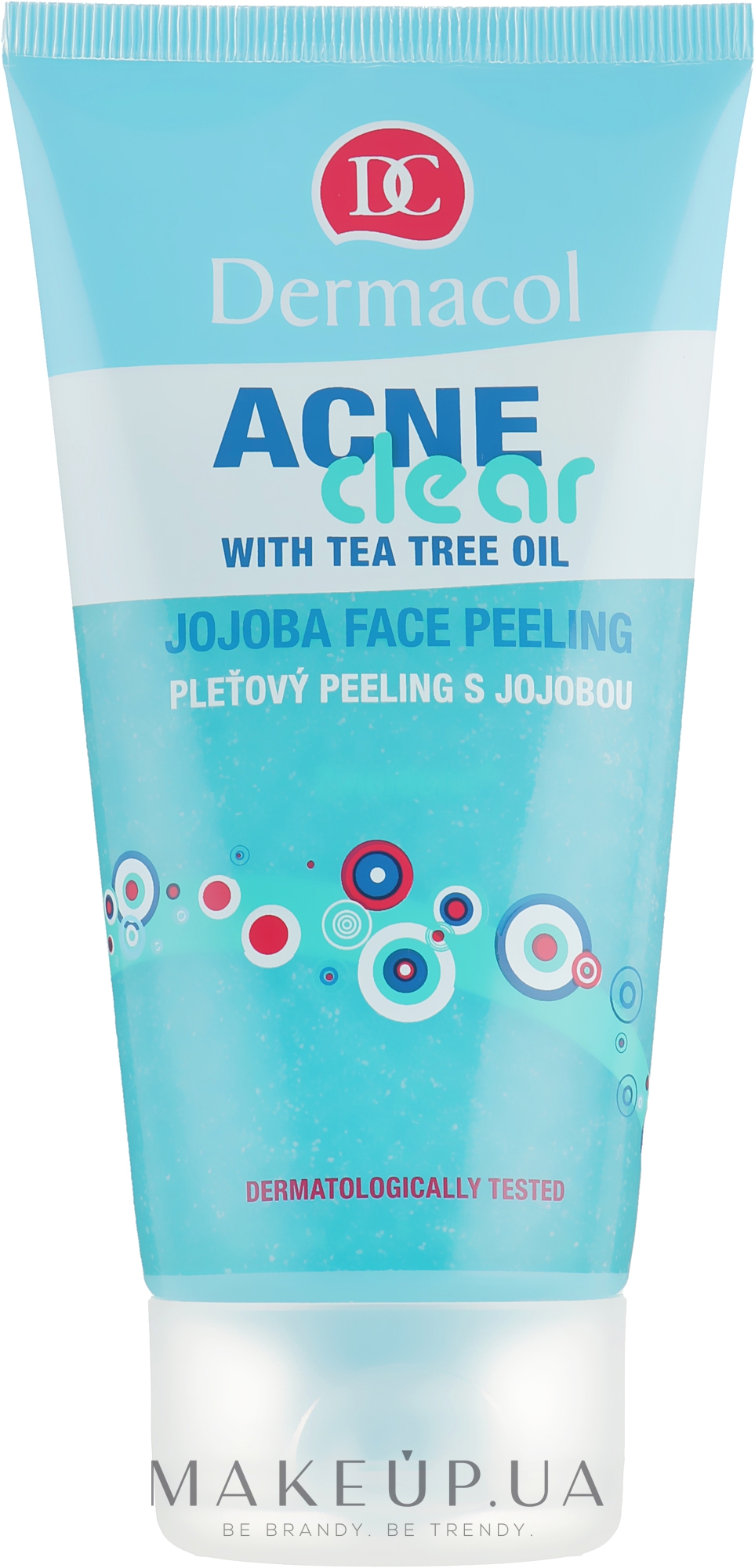 Пілінг для проблемної шкіри обличчя, з маслом жожоба - Dermacol Acne Clear Jojoba Face Peeling — фото 150ml