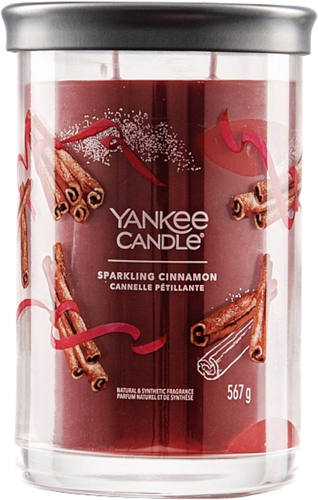 Ароматична свічка у склянці "Sparkling Cinnamon", 2 ґноти - Yankee Candle Sparkling Cinnamon — фото N1