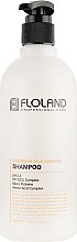 Шампунь для восстановления поврежденных волос - Floland Premium Silk Keratin Shampoo — фото N3