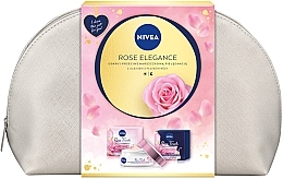 Духи, Парфюмерия, косметика Набор - NIVEA Rose Elegance (cr/2x50ml + bag/1pc)