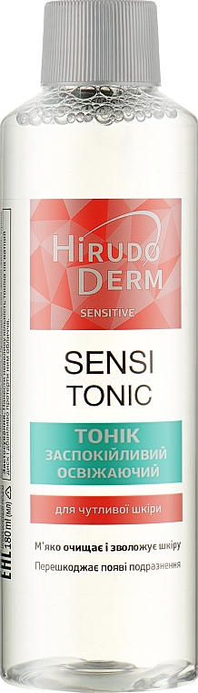 Тоник успокаивающий освежающий - Hirudo Derm Sensi Tonic — фото N1