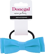Резинка для волосся FA-5638, бант блакитний - Donegal — фото N1