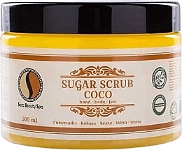 Парфумерія, косметика Цукровий скраб для тіла "Кокос" - Sara Beauty Spa Sugar Scrub Coco