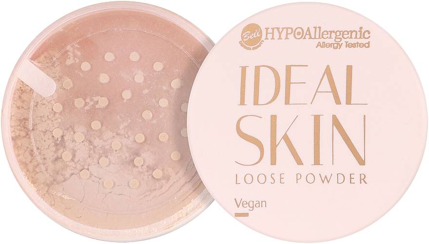 Розсипчаста пудра для обличчя - Bell HypoAllergenic Ideal Skin Loose Powder — фото N1