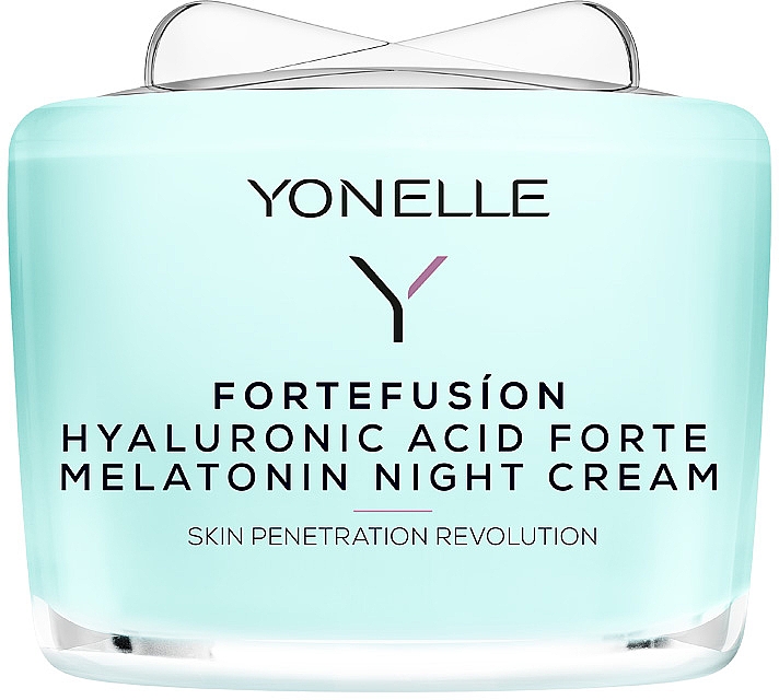 Нічний крем з мелатоніном і гіалуроновою кислотою - Yonelle Fortefusíon Hyaluronic Acid Forte Melatonin Night Cream — фото N1