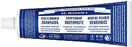 Отбеливающая зубная паста без содержания фтора «Мята» - Dr. Bronner’s Peppermint Toothpaste — фото N1