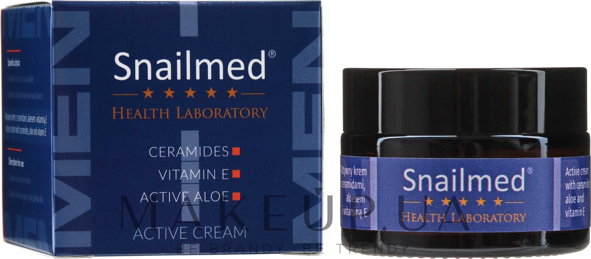 Крем для чоловіків, для зволоження й відновлення шкіри обличчя - Snailmed Health Laboratory — фото 30ml