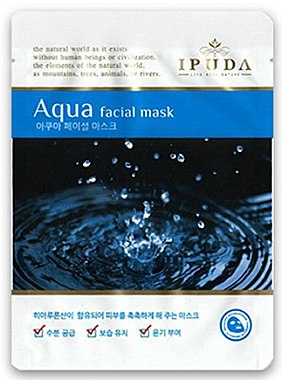Тканинна маска для обличчя - Eyenlip Ipuda Aqua Facial Mask — фото N1