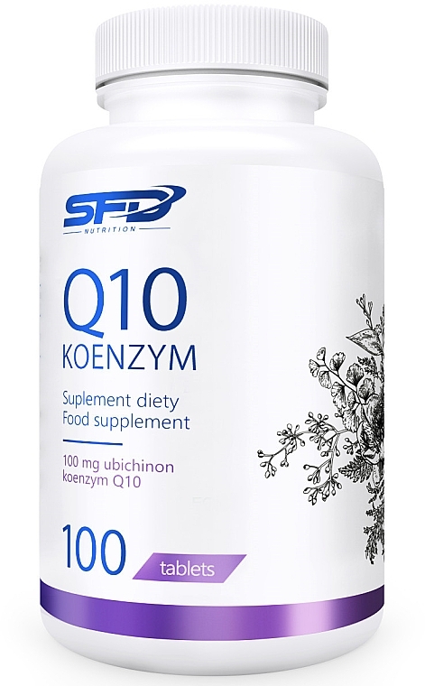 Пищевая добавка "Коэнзим Q10", в таблетках - SFD Nutrition Coenzyme Q10 — фото N1