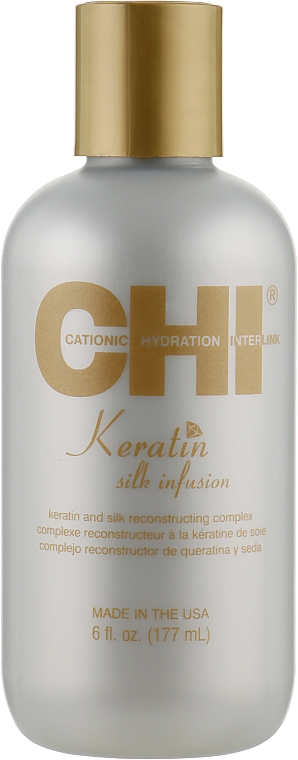 Жидкий шелк для волос - CHI Keratin Silk Infusion — фото N1