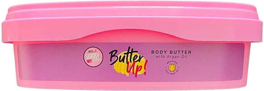 Масло для тіла - So…? Sorry Not Sorry Butter Up Body Butter with Argan Oil — фото N2