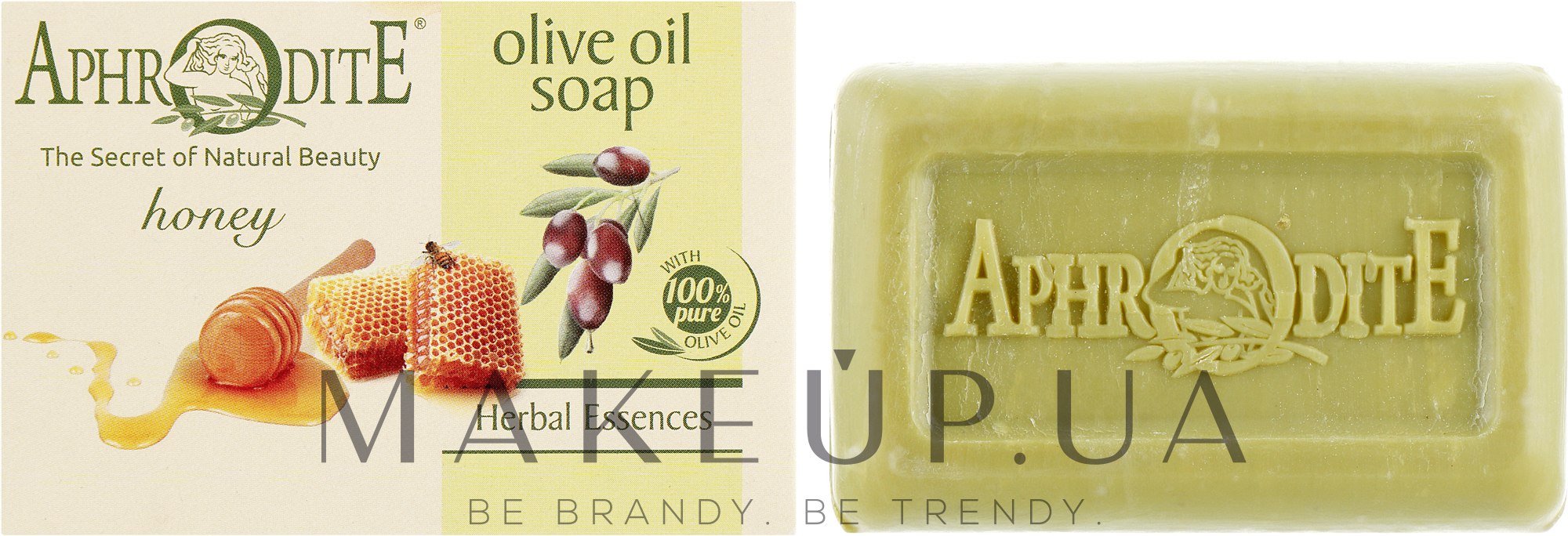 Оливкове мило з медом - Aphrodite Olive Oil Soap With Honey — фото 100g
