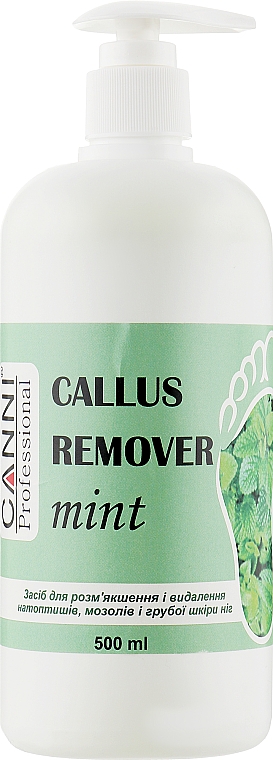 Препарат для видалення ороговілої шкіри, мозолів "М'ята" - Canni Callus Remover Mint — фото N6