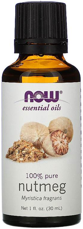 Ефірна олія мускатного горіху - Now Foods Essential Oils 100% Pure Nutmeg — фото N1