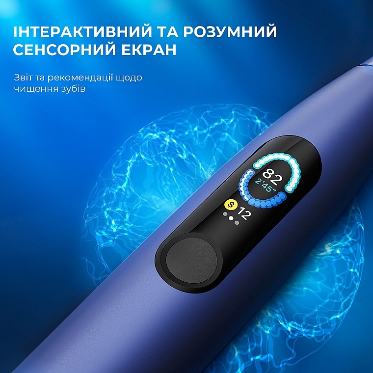Розумна зубна щітка Oclean X Pro Blue - Oclean X Pro Navy Blue (OLED) (Global) — фото N14